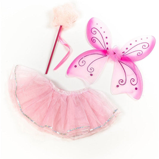 Jack Rabbit Creations This set of fairy wings, a wand, and a tutu will make for magical moments!<br /><br />One size.