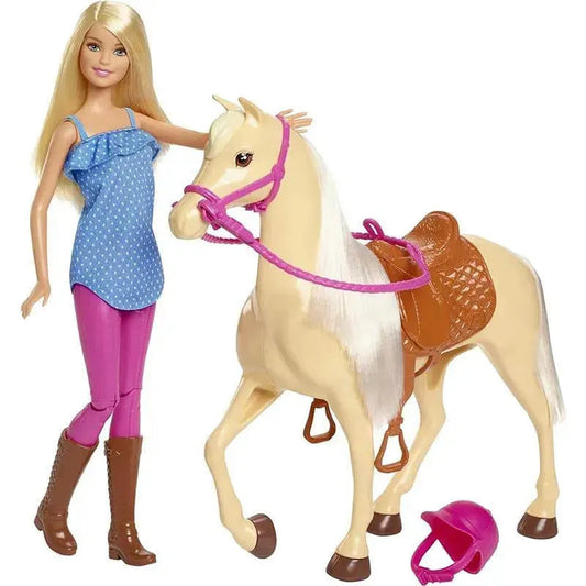 Mattel - Barbie Doll & Horse Set