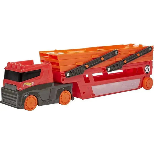 Mattel - Hot Wheels Mega Hauler with 6 Expandable Levels