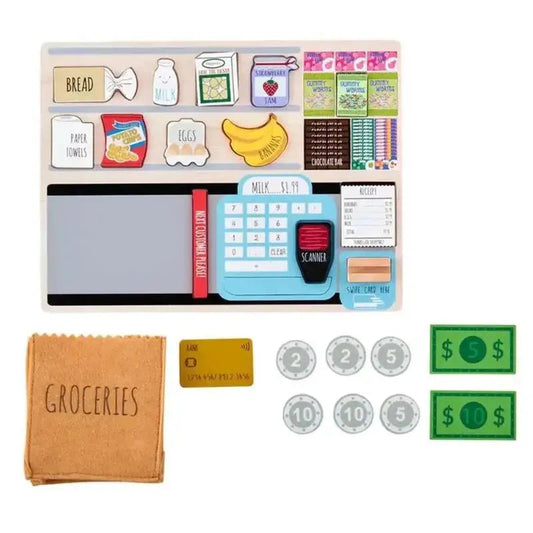 Mud Pie - Grocery Shoppin' Time Baby Puzzle