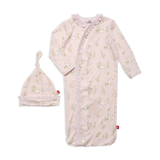 Pink Hoppily Ever After Magnetic Gown & Hat
