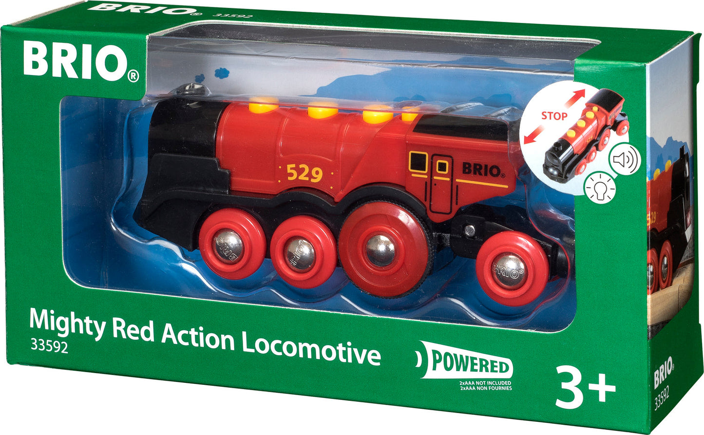 Brio Mighty Red Locomotive