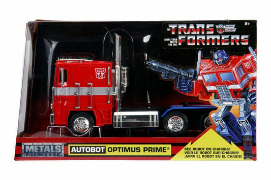 Jada Hollywood Rides - Transformers G1: Autobot Optimus Prime 1:24 Die Cast Vehicle (99524) LOW STOCK