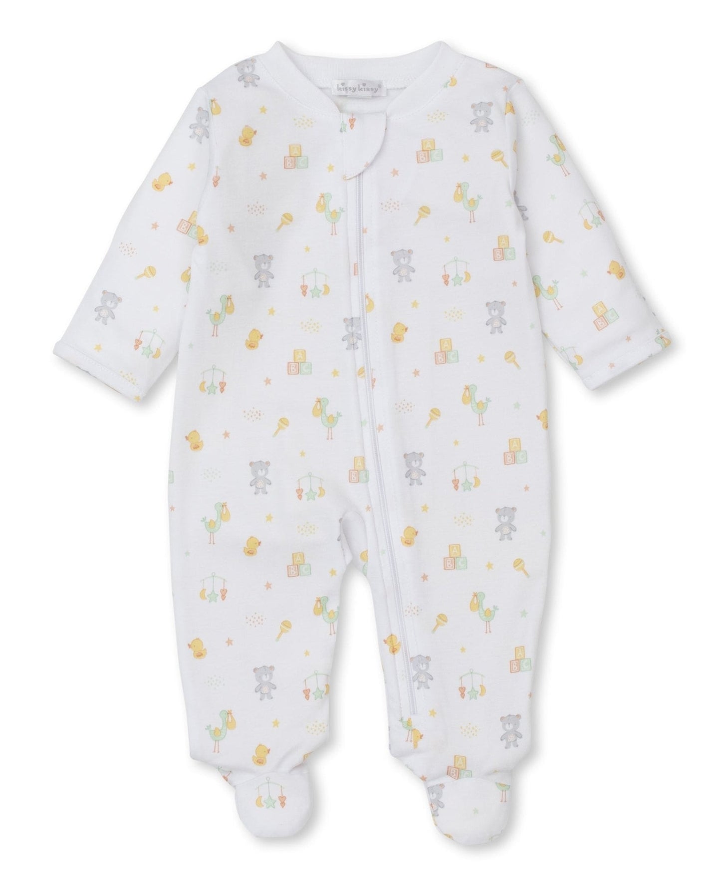 Sweet Welcome Zippered Footie